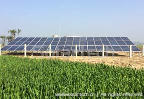 Solar Pump Project in Village