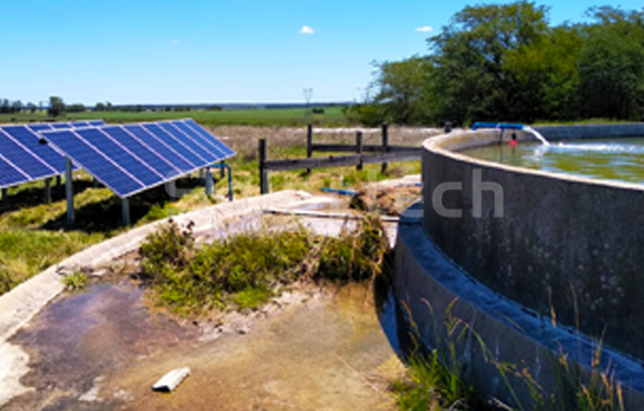 Solartech 2.2kW Solar Water Pump System Provides Drinking Water for Uruguayan farm