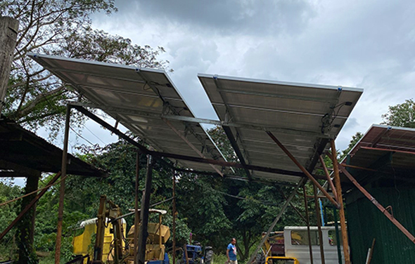 Affordable Solar Pump System for KoiPond