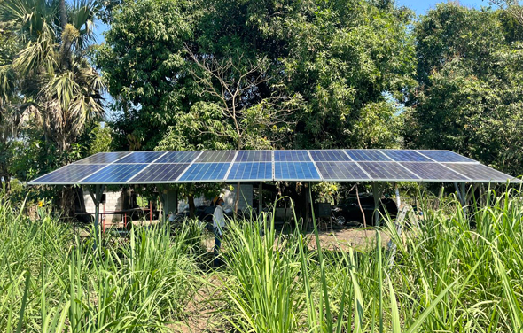 Good to replace gasoline water pump with solar powered water pump in Guatemala