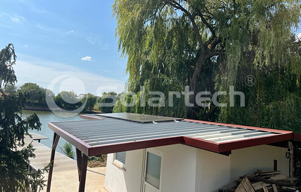 Solartech SPM-S solar pumping system helps Romanian fishing pond revitalize