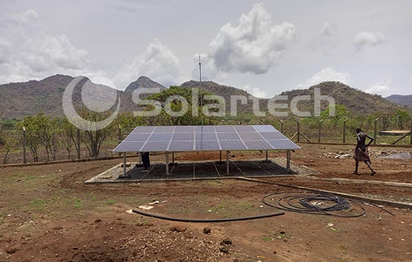 The solar powered water pump system is playing an increasingly important role in rain-fed farming in Uganda