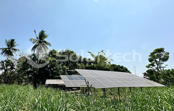 Solar Sprinkler System Assists Sugar Cane Cultivation in Guatemala