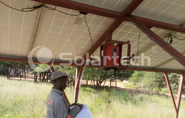 40 cubic meter of water daily powered only by the sun