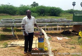 Water Flow of Solartech Solar Pump