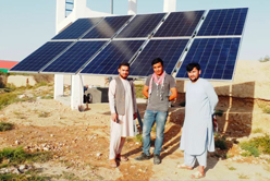 Solar pump system installation